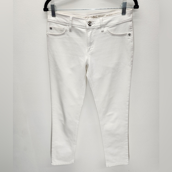 DL1961 Angel Mid Rise Skinny Ankle Jeans Womens 28 White Everyday Casual Denim - Picture 2 of 14